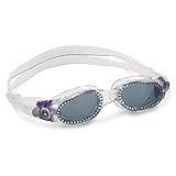 Aqua Sphere Kaiman Compact Schwimmbrille Transparent & Violett - Dunkle Linse