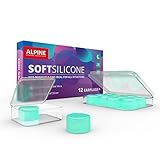 Alpine SoftSilicone Ohrstöpsel für optimalen Gehörschutz - 12 Stück zum...
