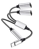 USB-C-Splitterkabel, 3-in-1, Schnellladung 60 W und Datenübertragung,...