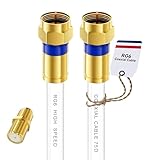 Digoloan Koaxialkabel 30m, RG6 Antennenkabel SAT Kabel 75 Ohm, F Stecker...