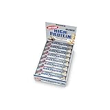 Weider Low Carb High Protein Eiweißriegel, Stracciatella, 24 Stück pro Box,...