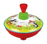 Lena tin Toys 52449 - Brummkreisel Ø13 cm Der kleine Maulwurf, Metall Kreisel,...