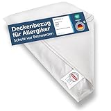 Blumtal® Milbenbezug Decke 135x200 cm 2er Set - Oeko-TEX zertifizierte...