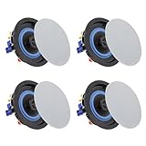 Herdio 4 Zoll Deckenlautsprecher, 160 Watt Kompatibel mit Bluetooth...