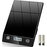 Küchenwaage Digital mit Geneigtes Display,Glas Digitale...