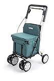 Carlett - Lett800 Comfort Move | Einkaufstrolley | 4-Rad Faltbarer Einkaufswagen...