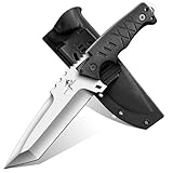 Purple Dragon Outdoor Messer Survival - mit Kydex Scheide, Jagdmesser...