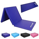 CCLIFE Turnmatte für zuhause, 180x60x5cm Turnmatte klappbar, Gymnastikmatte...