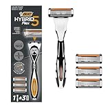 BIC Hybrid 5 Flex Rasierer Herren, Nassrasierer mit 3 Wechselklingen mit je 5...