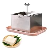 Kamanan Tofupresse, Edelstahl Tofu Presse Tofu Maker Kit mit Tropfschale und...