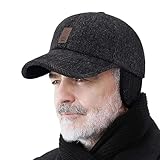 LUCKKY Winter-Baseballmütze mit Ohrenschützern, Winter Baseball Cap with Ear...