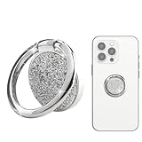 Glitzer Handy Ring Smartphone Fingerhalterung, 360° Drehung Funkelnder...