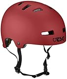 TSG Erwachsene Evolution Solid Color Halbschalenhelm, Satin Oxblood, S/M