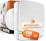 MEISTERBAU Badlüfter mit Feuchtigkeitssensor & Nachlauf [Made in Europe] -...