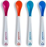 Munchkin White Infant Safety Spoons, Multicoloured, Pack of 4