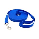 Schleppleine 10m für Hunde, Wasserdicht Hundeleine mit Handschlaufe und 360°...