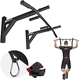 Hop-Sport Multigriff Klimmzugstange für Wandmontage HS-2004K – Profi Fitness...