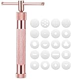 Angoily Fondant Extruder Werkzeug mit 20 Austauschbar Discs Zucker Paste...