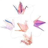 Fertige Origami Kraniche Girlande Fenstergirlande Geschenk Abscheid Kollegin...