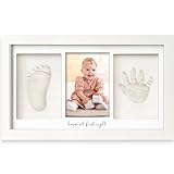 Baby Handabdruck und Fußabdruck Set – Gipsabdruck Baby Hand und Fuß für...