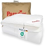 PARADIES Winterdecke 135x200 cm - Prima Duett Bio, Öko-Tex 100 Klasse 1,...