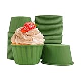 50 Stück Muffinförmchen Papier Fettdicht,7x5x4 cm Cupcake Formen...
