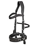 WALDHAUSEN Lederkappzaum, Anatomic, schwarz, WB