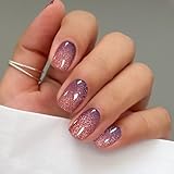 JMEOWIO Nagelfolie UV Härtend Katzenauge UV Gel Nail Strips Nagelsticker...