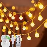 taiyongkang Lichterkette 3-in-1 Stromversorgung, 13M 100 Leds Lichterkette...