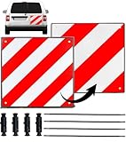 WISCRAFTER Warntafel für Italien Spanien und Portugal Fahrradträger,3 In 1 Alu...