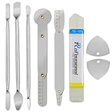 Haojiaho 8 Stück Handy Reparatur Hebelwerkzeug, Metall Langlebig, Ultradünn...