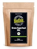 Green Superfood Mix Pulver Bio 400g - Gerstengras Weizengras Spirulina Chlorella...