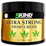 5kind Extrastarke Hanfcreme 300 ml – Hochdosiertes Hanf Gel und Arnikacreme...