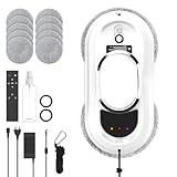 SWBSLL Fensterputzroboter, 5600Pa Fensterroboter mit 3 Reinigungsmodi,...