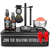Viking Revolution - Luxus Rasierset Für Manner - Sicherheitsrasierer mit...