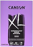 CANSON XL Marker, halbtransparentes, sehr glattes Zeichenpapier, 70 g/m², an...