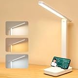 Schreibtisch Lampe LED Lampe 3 Farbmodi,3 Helligkeitsstufen Tischlamp,...