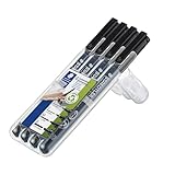 STAEDTLER permanenter Universalstift Lumocolor, wisch- und wasserfest, für fast...