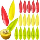 16 Stück Kiwi Kunststoff Löffel, Kiwilöffel Kiwi Messer Plastic Grapefruit...