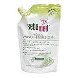 Sebamed Flüssig Wasch-Emulsion Olive Nachfüllbeutel 400 ml, die extra-milde,...