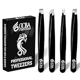 OCBA Pinzette für Gesichtshaar, Damen und Herren, für präzise Pflege der...