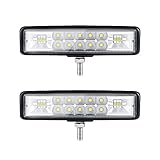 MONDEVIEW 6' Paar LED-Arbeitsscheinwerfer 120W 12000LM 6000K Traktorleuchten...