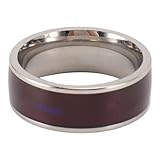 NFC Smart Ring, Wasserdichter Stahl Handy NFC Ring für Ntag213 Chip, Tragbar...