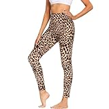FOTOCITI Leggings Damen High Waist Elastische Sportleggins Fitnesshose...