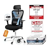 CLOUVOU CleverSeat Bürostuhl Ergonomisch [TESTSIEGER] Schreibtischstuhl 100%...
