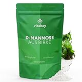 Vitabay D-Mannose Pulver aus Birke 100g - D Mannose Pulver Birke - Vegan,...
