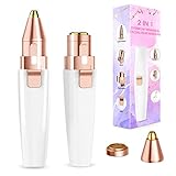 Augenbrauen Trimmer, 2 in 1 USB Augenbrauenrasierer Elektrisch und...