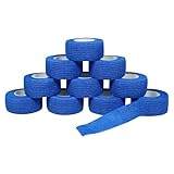 QiGui 10 Rollen Fingerpflaster Selbsthaftend Bandage Elastische Verband 2,5cm x...