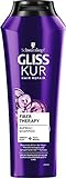 Gliss Kur Shampoo Fiber Therapy (250 ml), Haarshampoo stärkt gezielt...