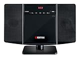 Beatfoxx MCD-60 Vertikal Stereoanlage (CD/MP3-Player, USB, Bluetooth, Aux In,...